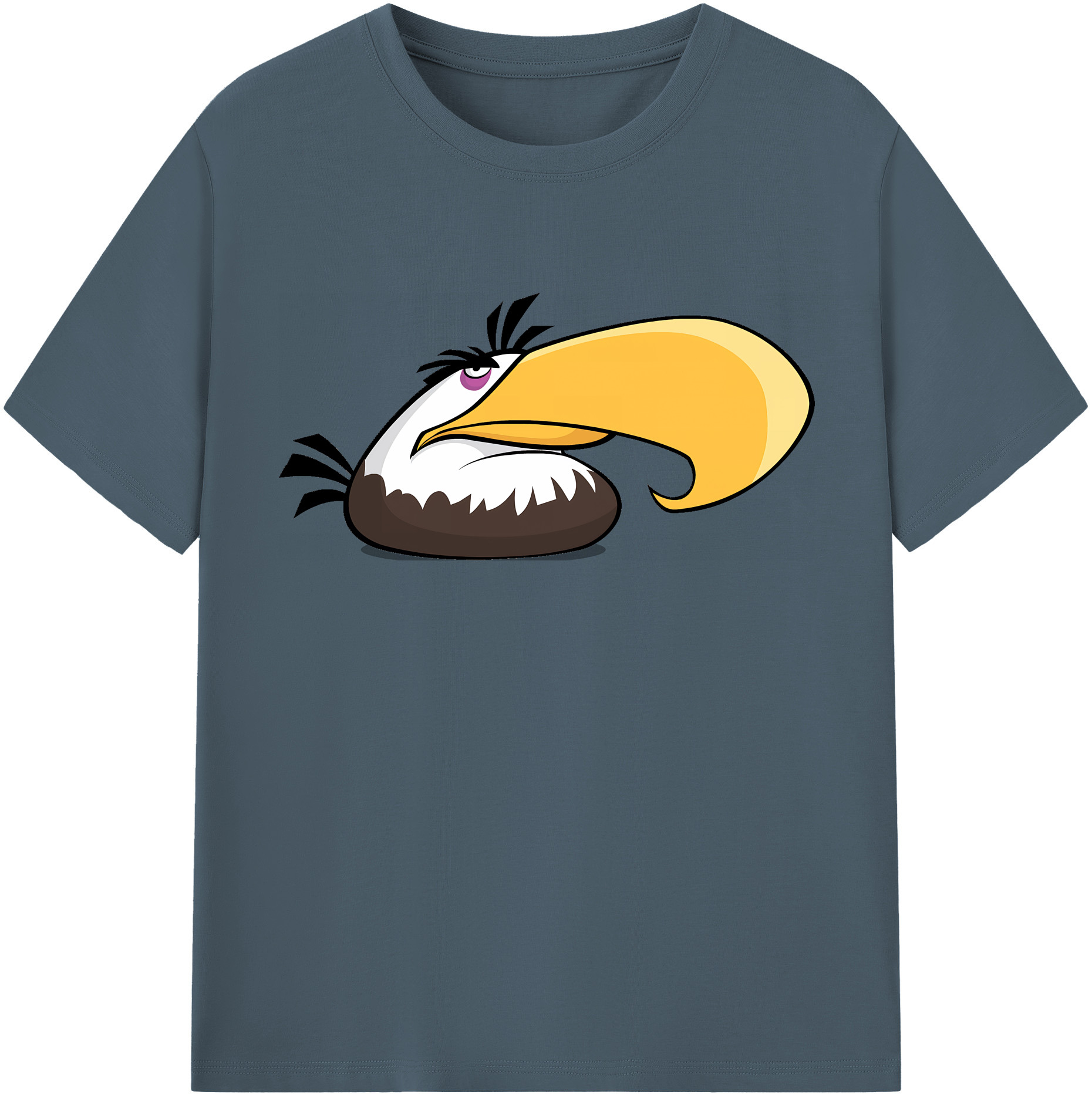 （画像用） Angry Birds アングリーバード 綿100％半袖Tシャツ（フロントプリント）